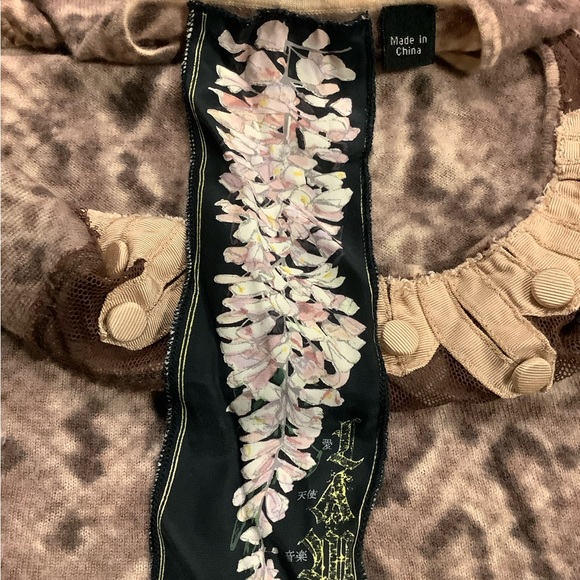 L.A.M.B. vintage sweater cashmere crop camisole Gwen Stefani - Picture 9 of 12